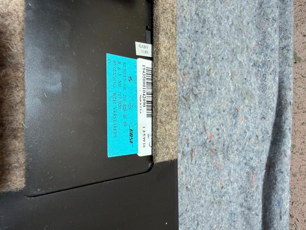 2001 Mercedes Benz E320 Bose Amplifier 2108202689 – photo 4