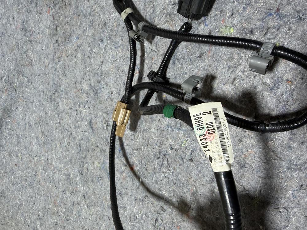 2017-2021 Infiniti Q50 Front Bumper Sub Wire Wiring Harness 24033-6HH9E – photo 2