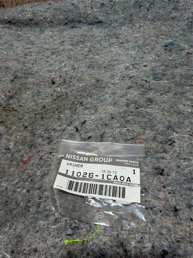 Genuine Nissan Infiniti Differential Drain Plug Washer 11026-1CA0A – photo 1