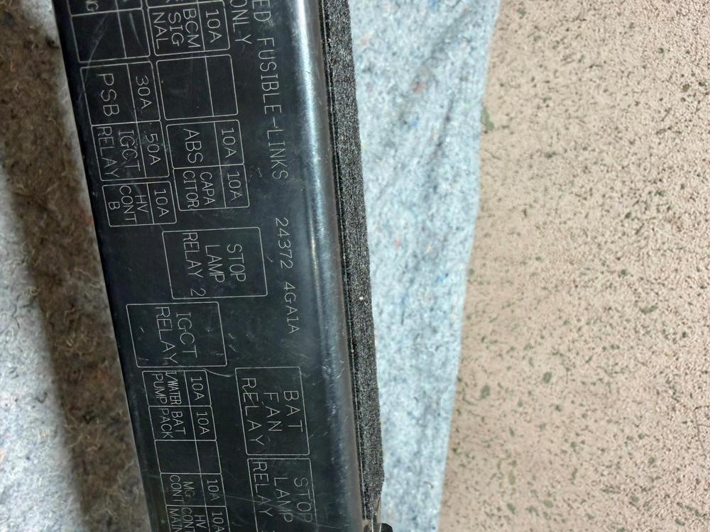 Infiniti Q50 Hybrid 14-17 Sport Fuse Relay Box Block Box Unit 24372-4GA1A C022 – photo 2