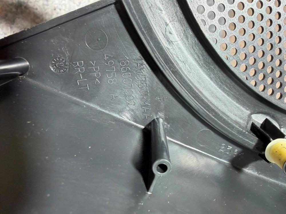 2007-2017 Jeep Compass Rear Left Side Door Panel Speaker Cover OEM 1AW75TRMAA – photo 3