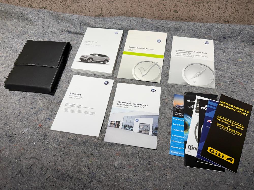 2018 VW Atlas 2018 Owners Manual – photo 1