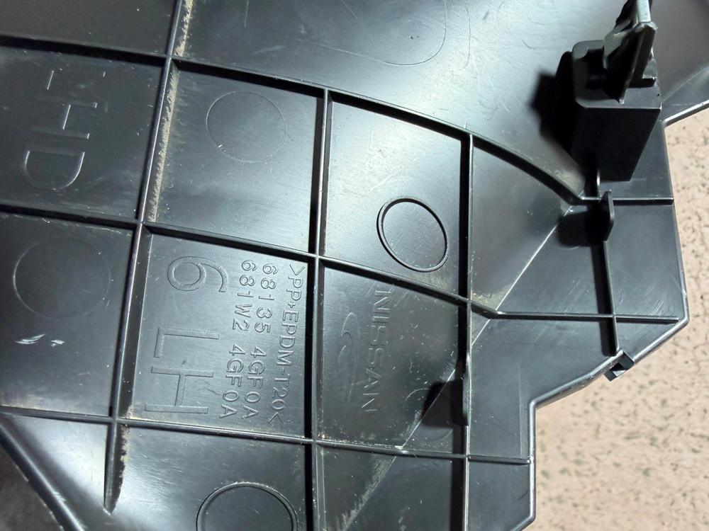 2014-2024 Infiniti Q50 Center Console Left Side Trim Cover OEM 681354GF0A – photo 2