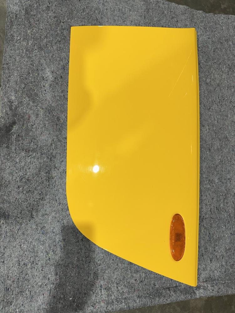 1999-2002 Plymouth Prowler Right Side Lower Engine Hood Cover Panel OEM Yellow – photo 1