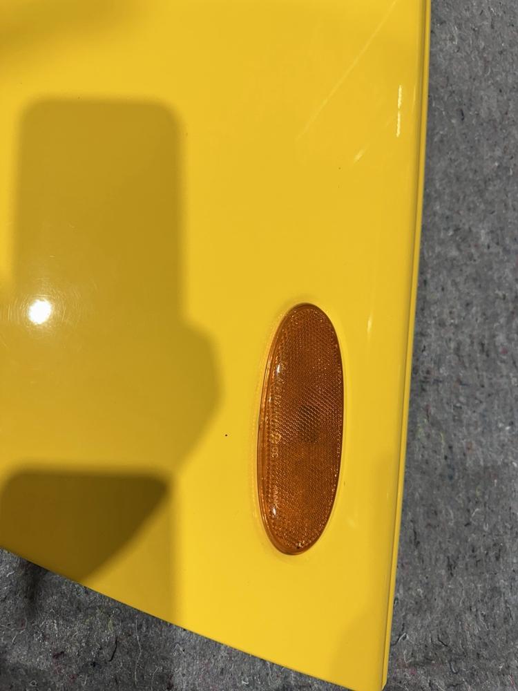 1999-2002 Plymouth Prowler Right Side Lower Engine Hood Cover Panel OEM Yellow – photo 2