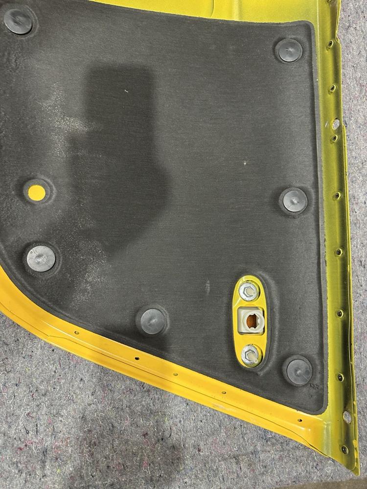 1999-2002 Plymouth Prowler Left Side Lower Engine Hood Cover Panel OEM Yellow – photo 2