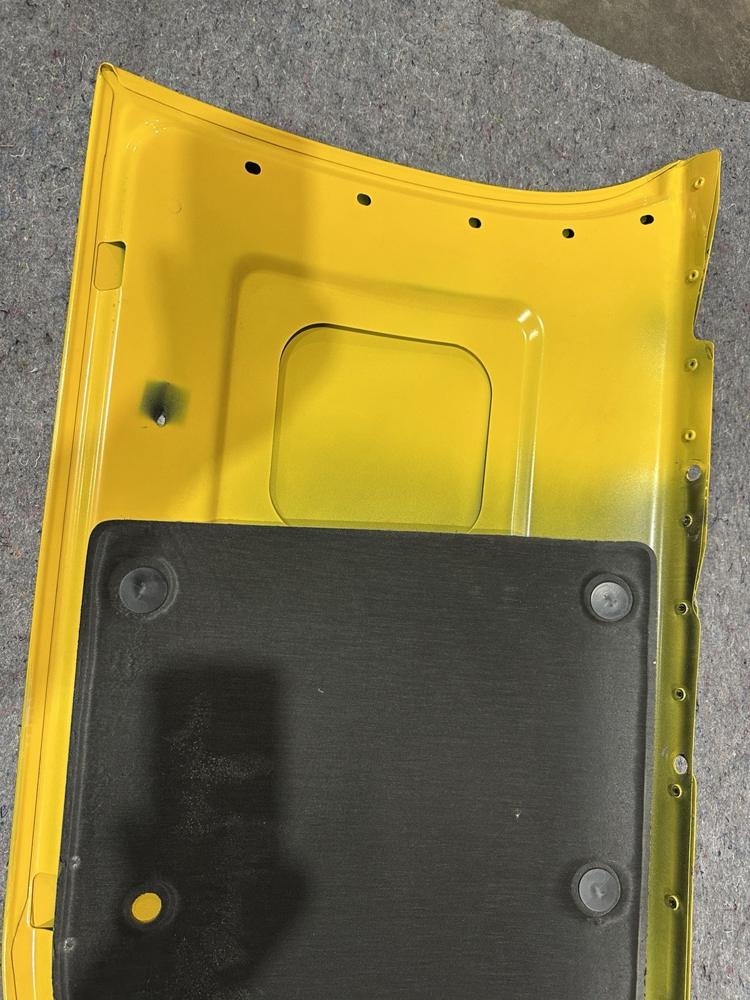 1999-2002 Plymouth Prowler Left Side Lower Engine Hood Cover Panel OEM Yellow – photo 3