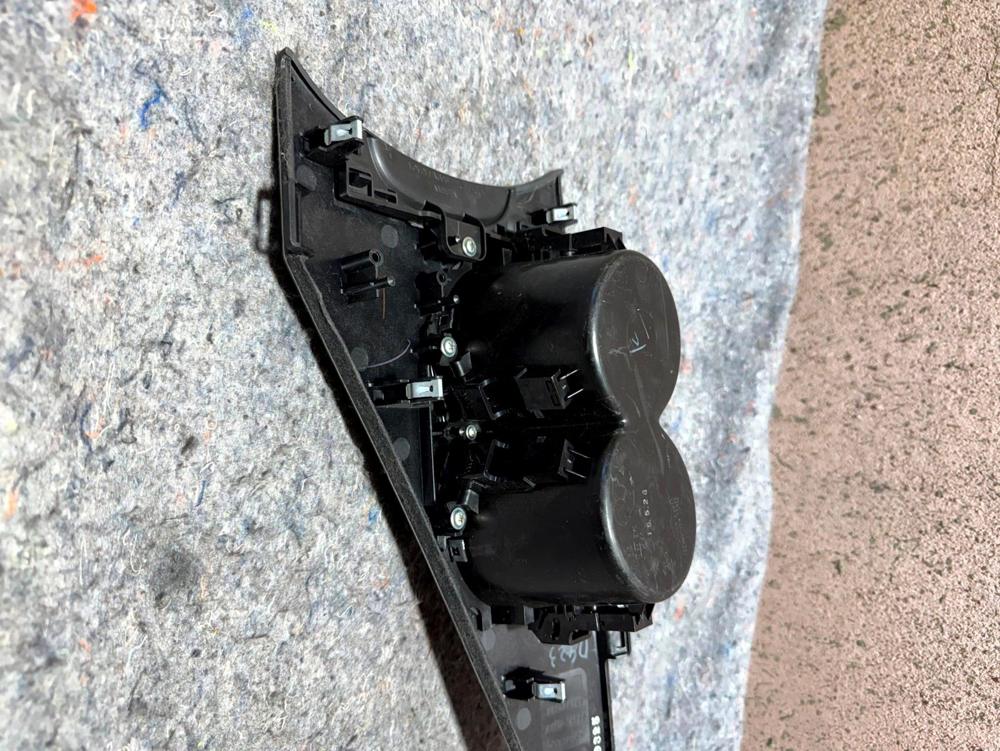 14-17 Infiniti Q50 Center Console Cup Holder Cover Panel Trim Wood OEM – photo 2