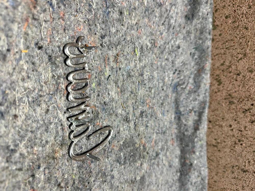 Gm Genuinee Camaro 3974594 Script Name Plate 71 72 73 74 – photo 2