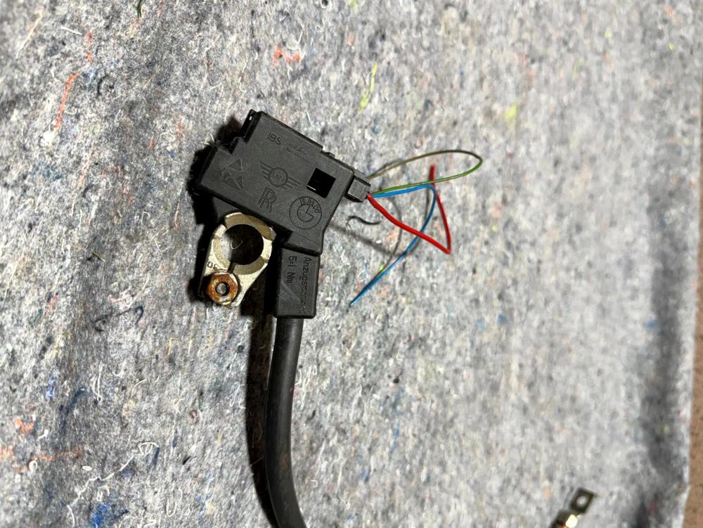 BMW X3 Battery Cable 6112923443701 Negative Battery Cable Lbs Sensor OEM – photo 2