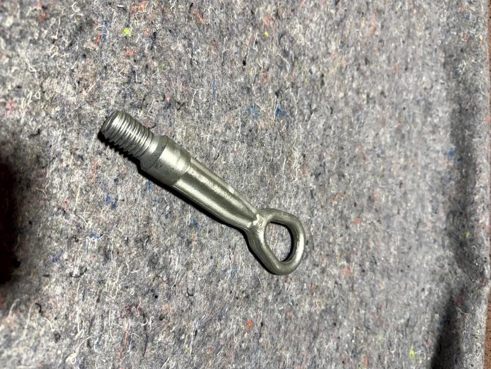 Emergency Tow Hook Steel Metal Drag Point Hinge BMW E84 F12 F13 F30 F31 F32 – photo 2