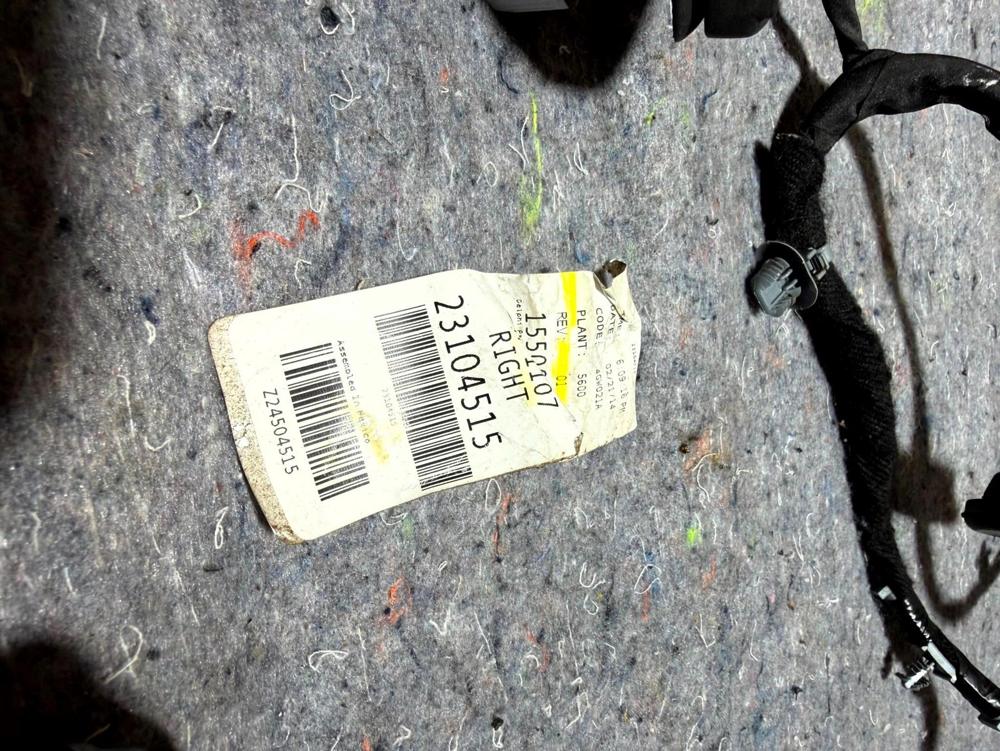 2014-2019 Chevy Impala Rear Right Door Wiring Harness 23104515 – photo 3