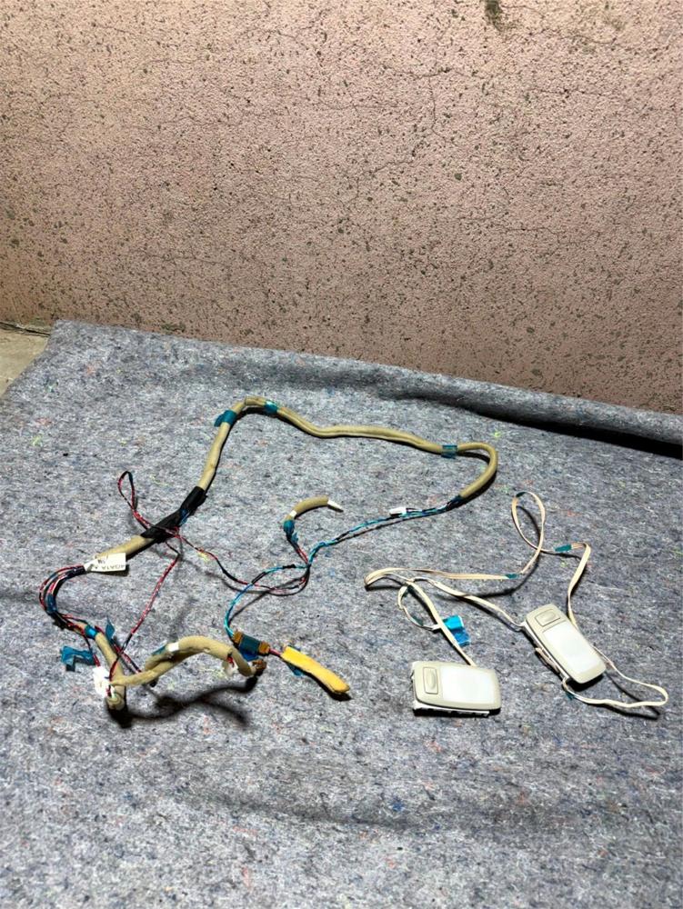 16-19 Infiniti Q50 Roof Headliner Wiring Harness & 2 Dome Lamps OEM 240604GA1A – photo 1