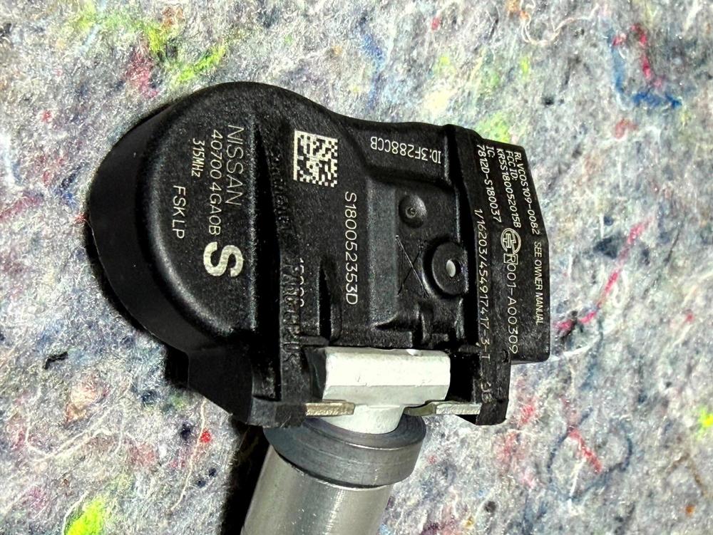 2015 Infiniti Q50 Tire Pressure Monitoring Sensor 407004GA0B OEM – photo 3
