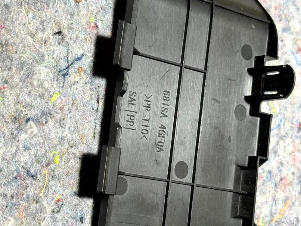 Infiniti Q50 2014-2018 Glove Box Inner Trim Cover OEM 681SA 4GF0A – photo 2