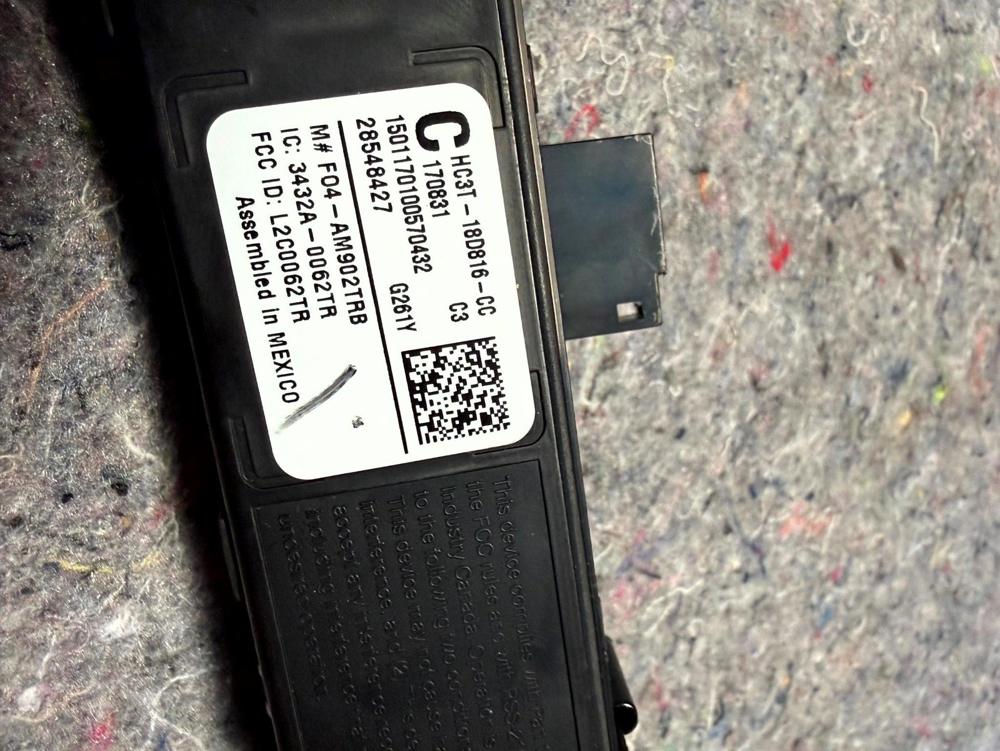 2022 Ford Raptor Sd Pickup Communication Control Module HC3T18D816CC OEM – photo 4