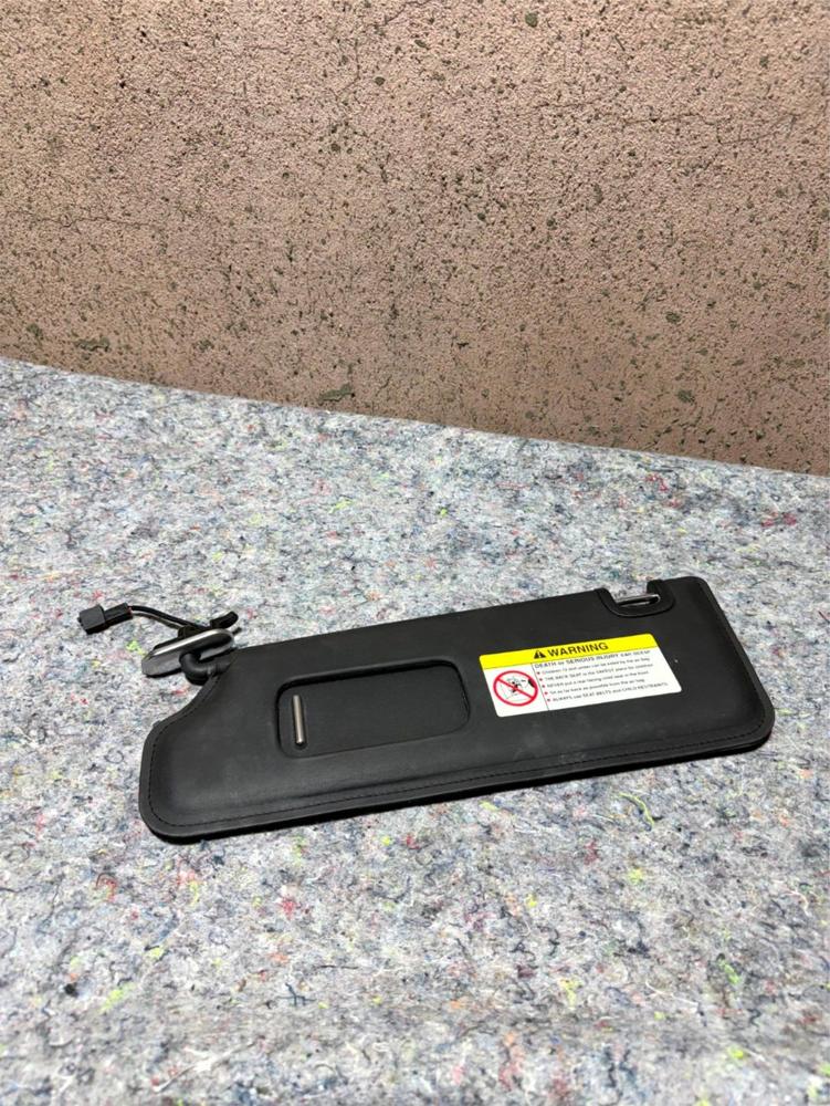 2006-2012 Bentley Continental Left Driver Side Sun Visor Shade Leather Black OEM – photo 1