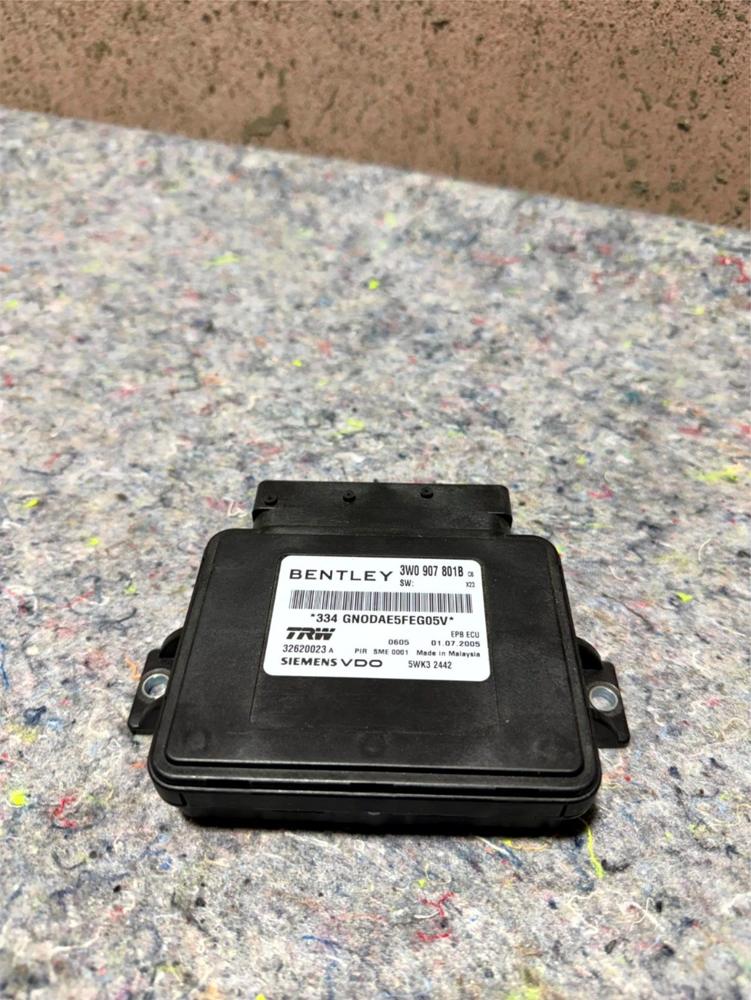 2006 Bentley Continental GT Gtc Flying Spur Parking Brake Control 3W0907801B – photo 1