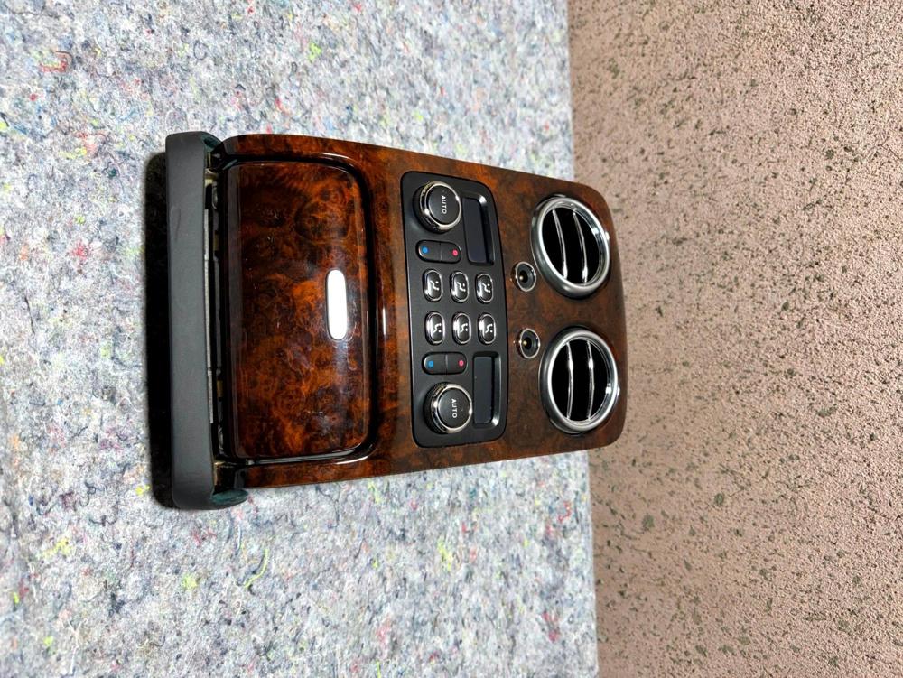 2009 Bentley Continental Flying Spur Rear Climate Console Control OEM 3W5863075E – photo 2