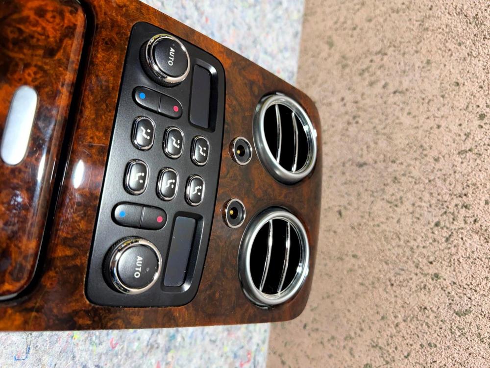 2009 Bentley Continental Flying Spur Rear Climate Console Control OEM 3W5863075E – photo 4
