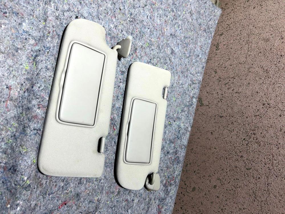 14-20 Infiniti Q50 Left and Right Sun Visors Pair Set OEM – photo 3
