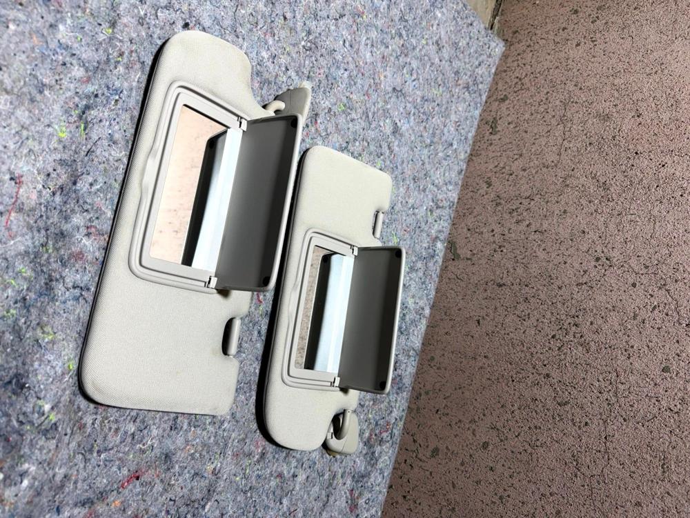 14-20 Infiniti Q50 Left and Right Sun Visors Pair Set OEM – photo 4