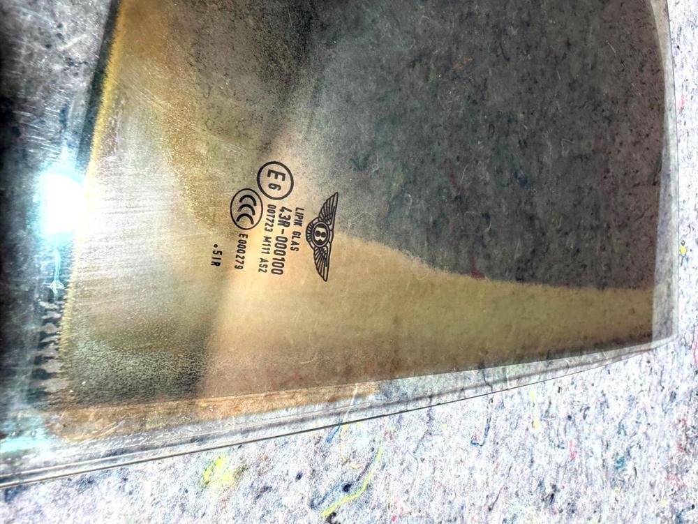 Tinted 06-12 Bentley Flying Spur Rear Left Driver Side Door Glass 43R-000100 – photo 4
