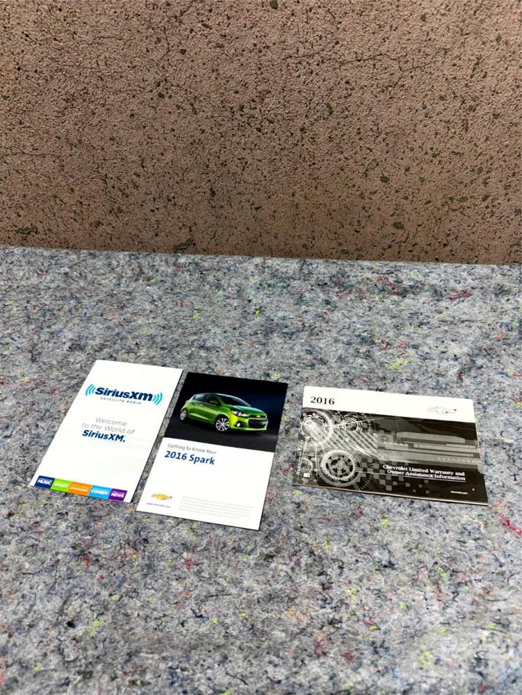 2016 Chevrolet Spark Owners Manual User Guide Ltz Lt Ls Hatchback 14 1.4 Fwd Set – photo 1
