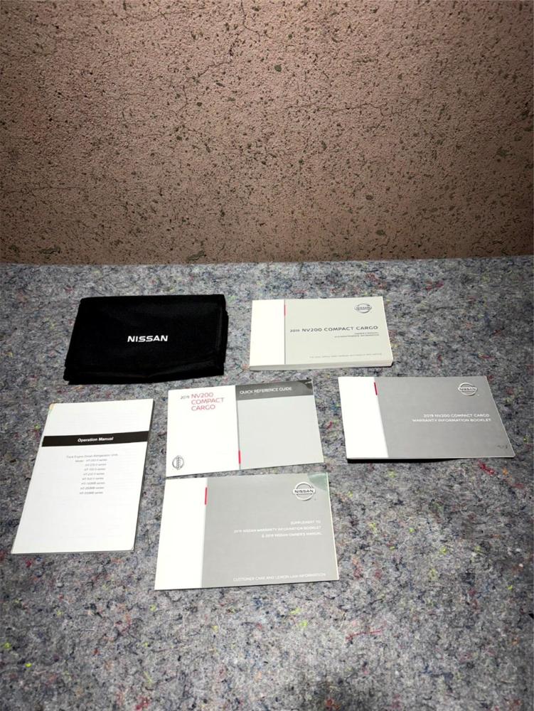 2020 Nissan NV200 Compart Cargo Owners Manual with Case – photo 1