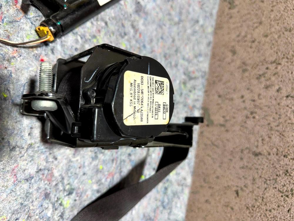 13-16 Ford Fusion Right Passenger Seat Belt Buckle Retractor DG9354612D64AJ35B8 – photo 4