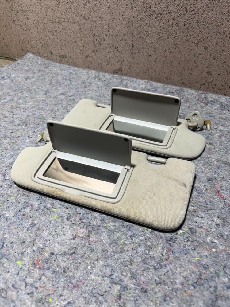 14-20 Infiniti Q50 Left and Right Sun Visors Pair Set OEM – photo 1