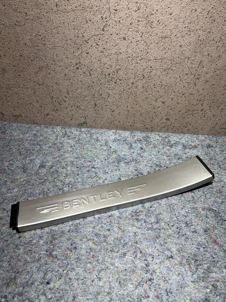 6-12 Bentley Continental Rear Left Door Sill Scuff Step Plate Trim OEM – photo 2