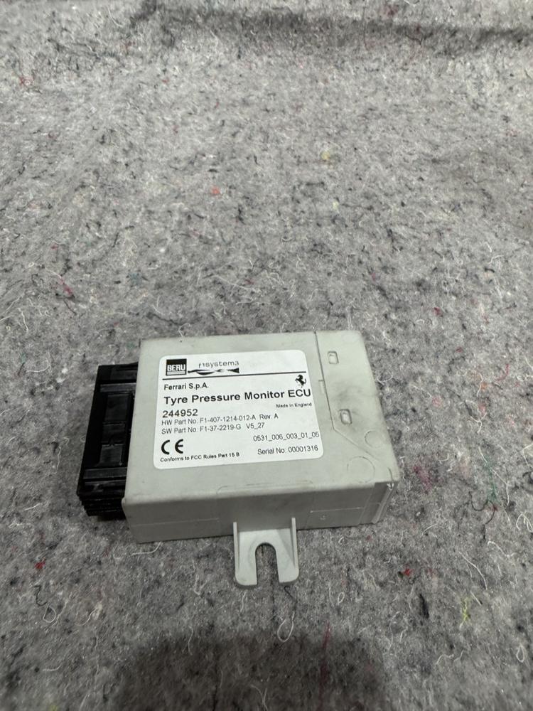 2008 Ferrari F430 244952 TPMS Tire Pressure Monitor ECU Contorl Unit – photo 1
