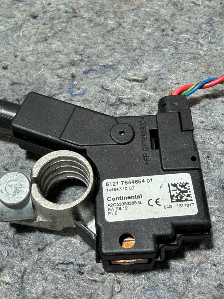 2011-2016 BMW F10 Negative Minus Battery Terminal Cable Wire 6121764465401 OEM – photo 2