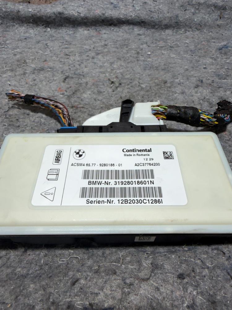 BMW 650I Occupant Detection Passenger Detection Control 1928018601N OEM – photo 3