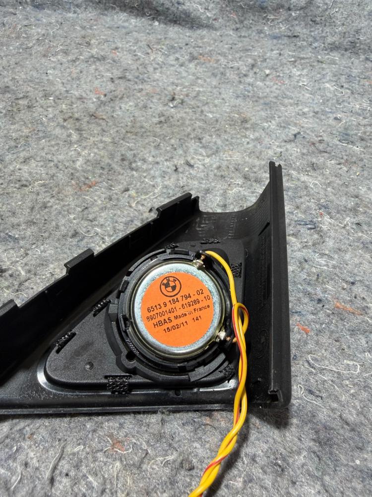 11-16 BMW F10 5 Series Left Driver Door Loudspeaker Tweeter 6513918479402 OEM – photo 2