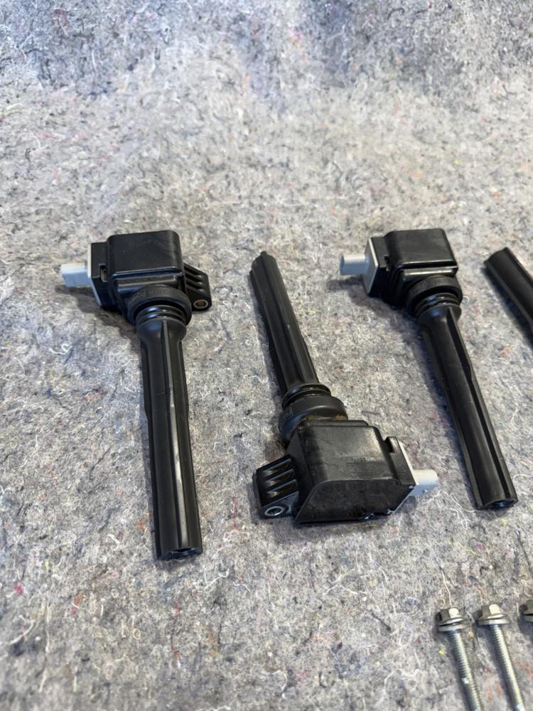 Ford F150 Raptor Turno Engine Ignition Coils 6PCS W/bolts HU7E-12A402-AA OEM 60K – photo 3