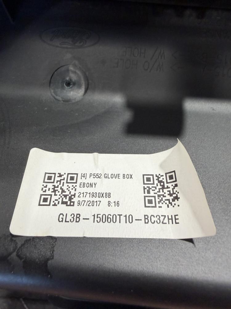 Ford F150 Raptor Front Right Lower Compartment Glove Box GL3B15060T10BC3ZHE OEM – photo 2