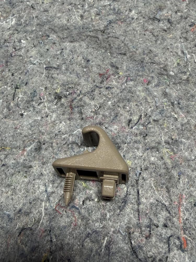 Toyota 4RUNNER Tacoma Sun Visor Mount Clip Hookb Tan OEM – photo 2